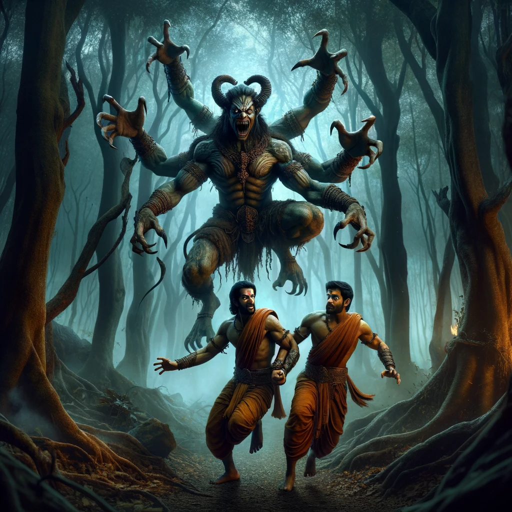 Lakshmana Disfigures Ayomukhi